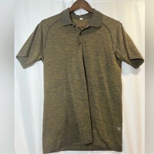 lululemon athletica Olive Green Polo Shirt